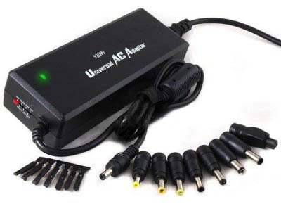 Universal Laptop AC Adapter 120W Variable 7 DC Voltages Output